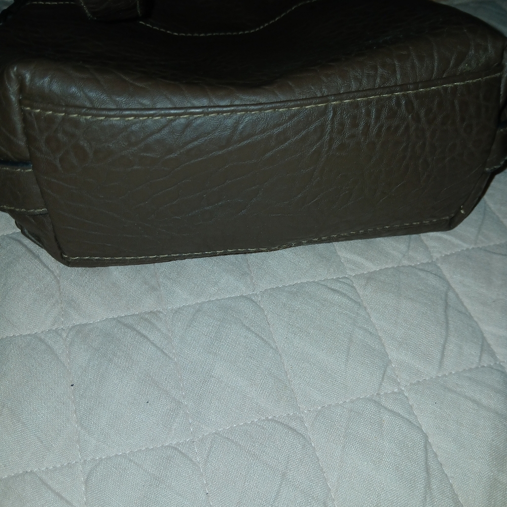 Brown Textured Backpack - image 2